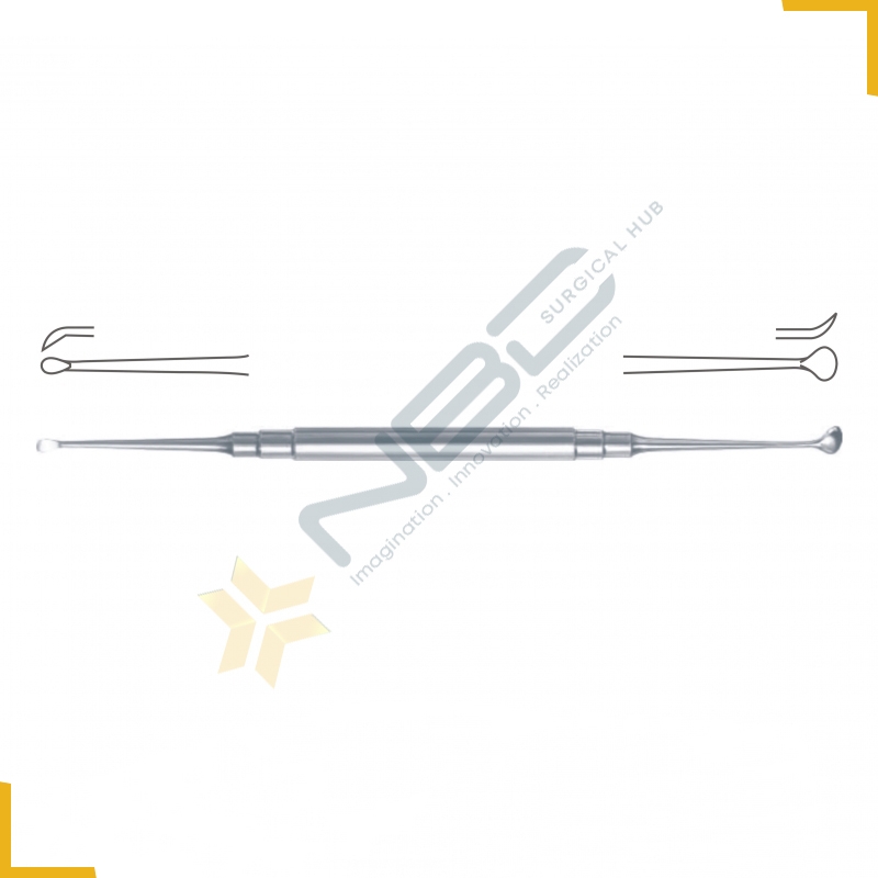 Molt Bone Curette Round Handle