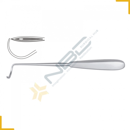 Deschamps Ligature Needle Sharp for Left Hand Large