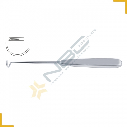 Deschamps Ligature Needle Blunt for Right Hand Small