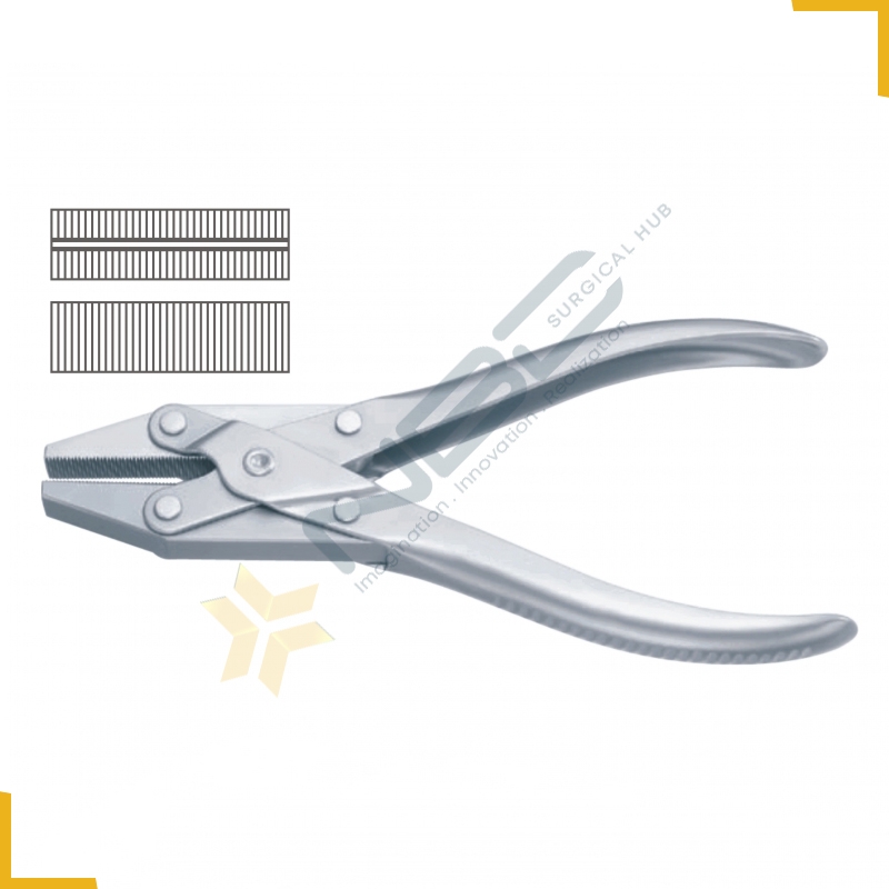 Flat Nose Plier Parallel Grip