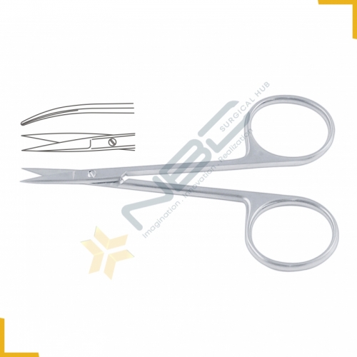 Very Delicate Operating Scissor Curved