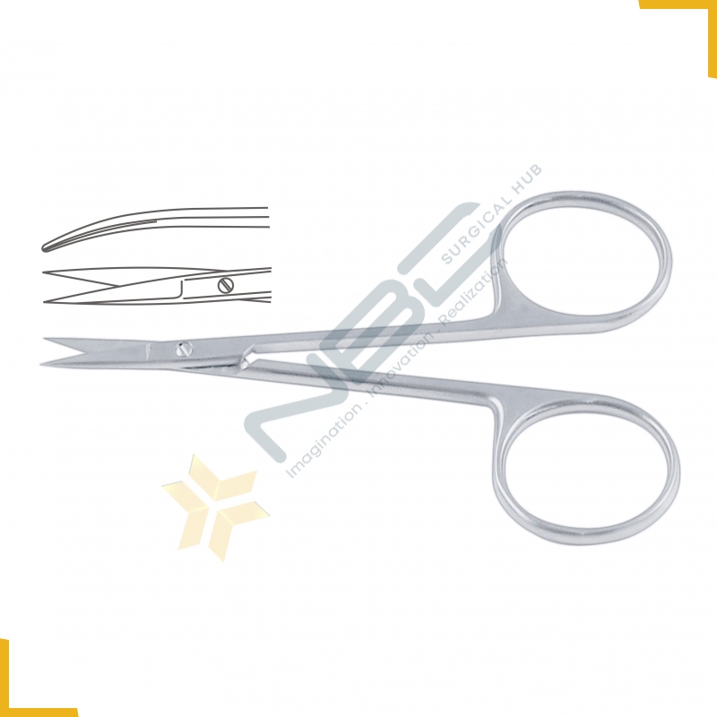 Very Delicate Operating Scissor Curved