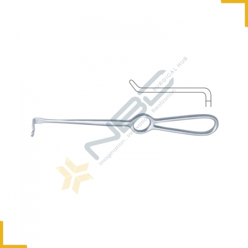 Obwegeser Soft Tissue Retractor Bent Upwards