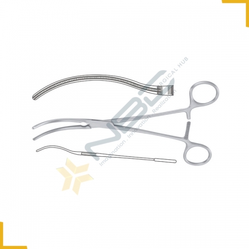 Potts Atrauma Anastomosis Clamp Strongly Curved