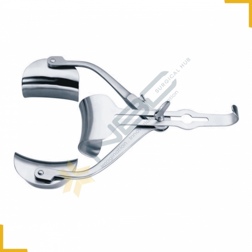 Ricard Retractor Complete With Central Blade Ref:- RT-832-02 and 1 Pair of Lateral Blaades Ref: - RT