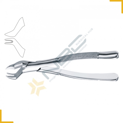 Nevius American Pattern Tooth Extracting Forcep Fig 88L