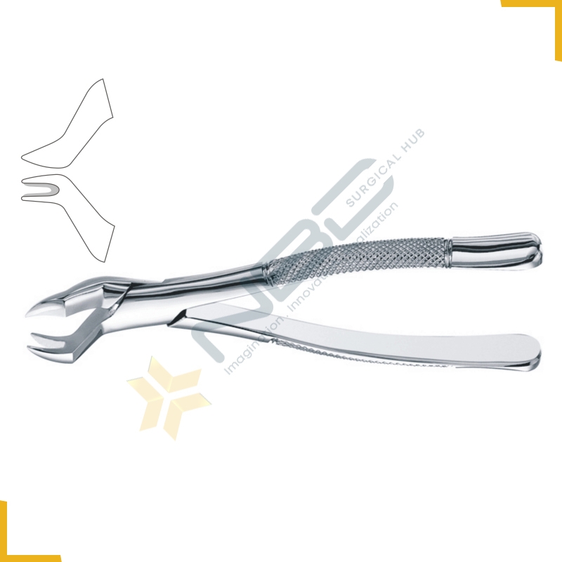 Nevius American Pattern Tooth Extracting Forcep Fig 88L