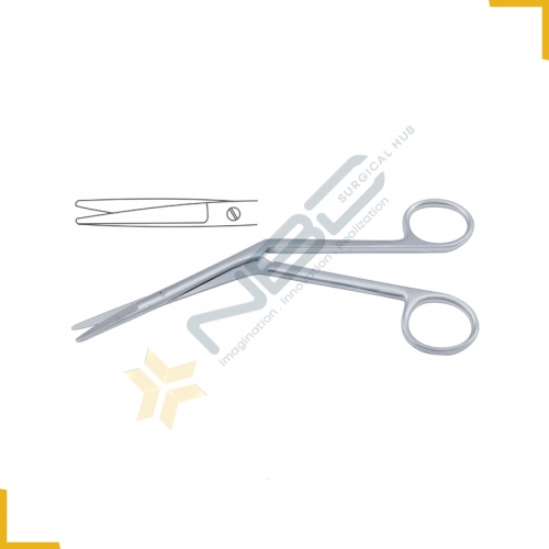 Heymann Nasal Scissor One Toothed Cutting Edge