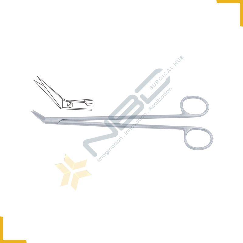 Potts Smith Vascular Scissor Angled 45Â°