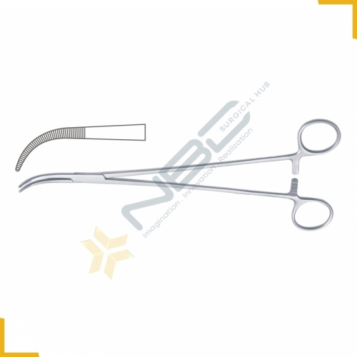 Overholt-Mini Dissecting and Ligature Forcep Curved