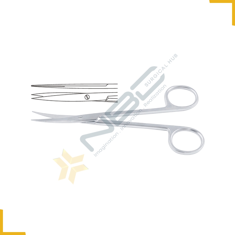 Metzenbaum Dissecting Scissor Straight Sharp Tips Toothed