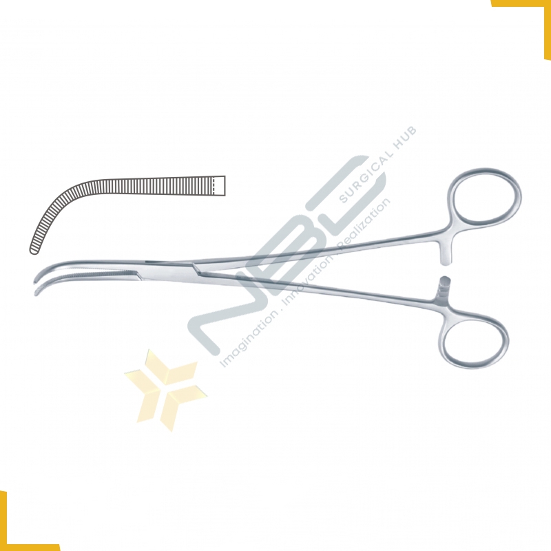 Overholt-Fino Dissecting and Ligature Forcep Curved