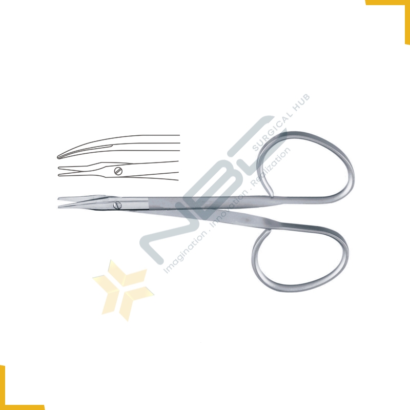 Stevens Ribbon Tenotomy Scissor Curved Flat Shanks Blunt