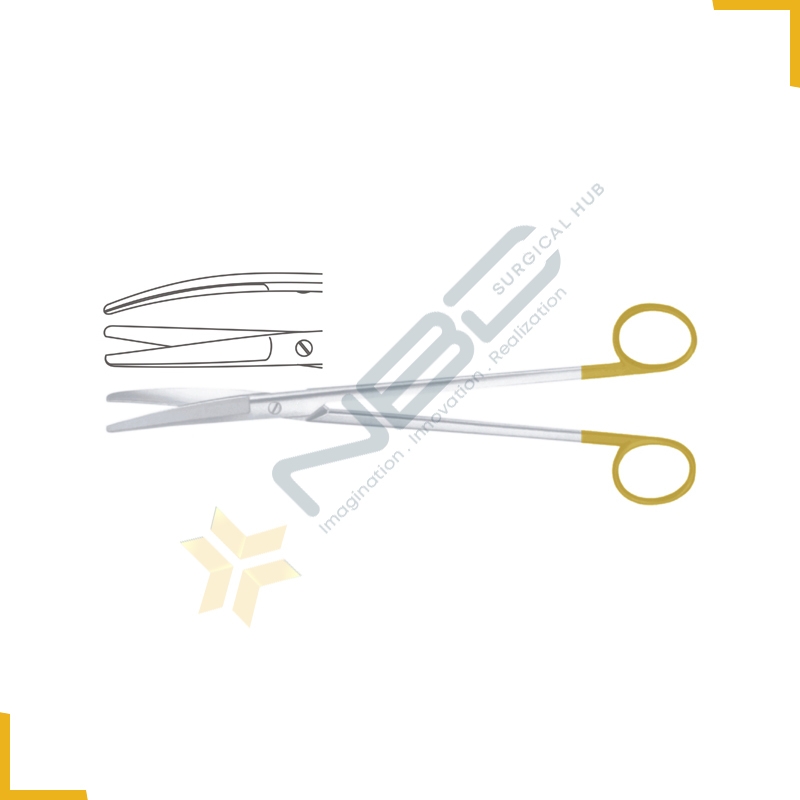 TC Wertheim Gynecological Scissor Curved